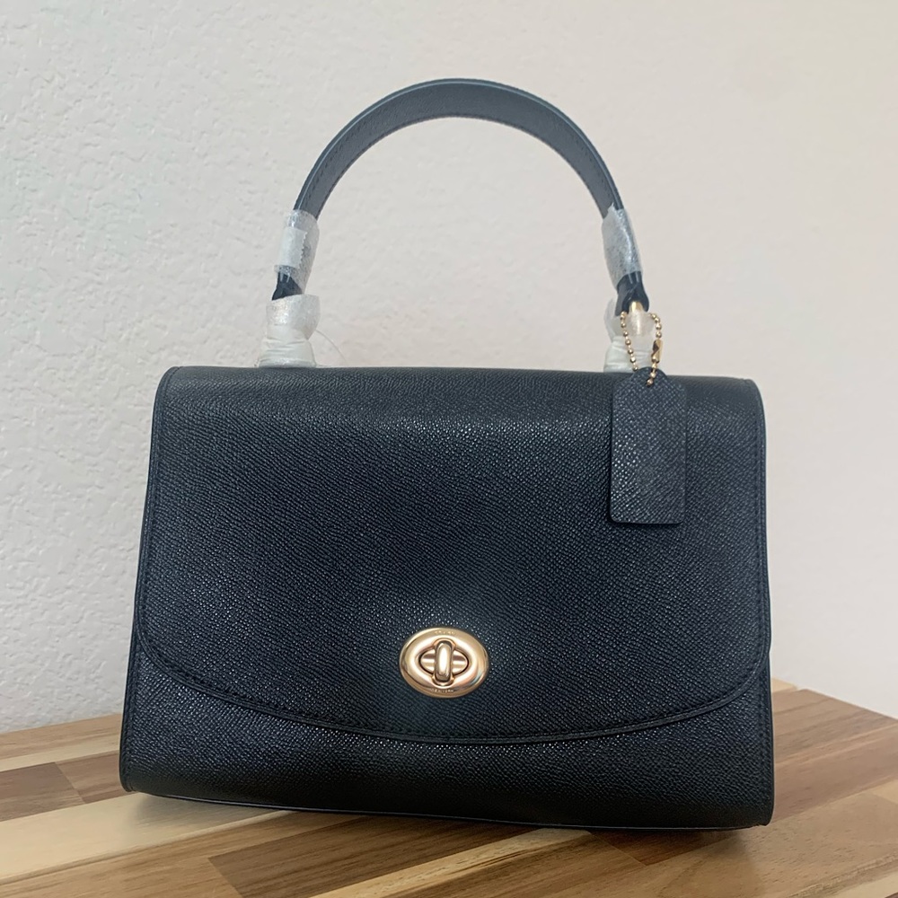 NWT Coach Crossgrain Tilly Top Handle Bag w Strap